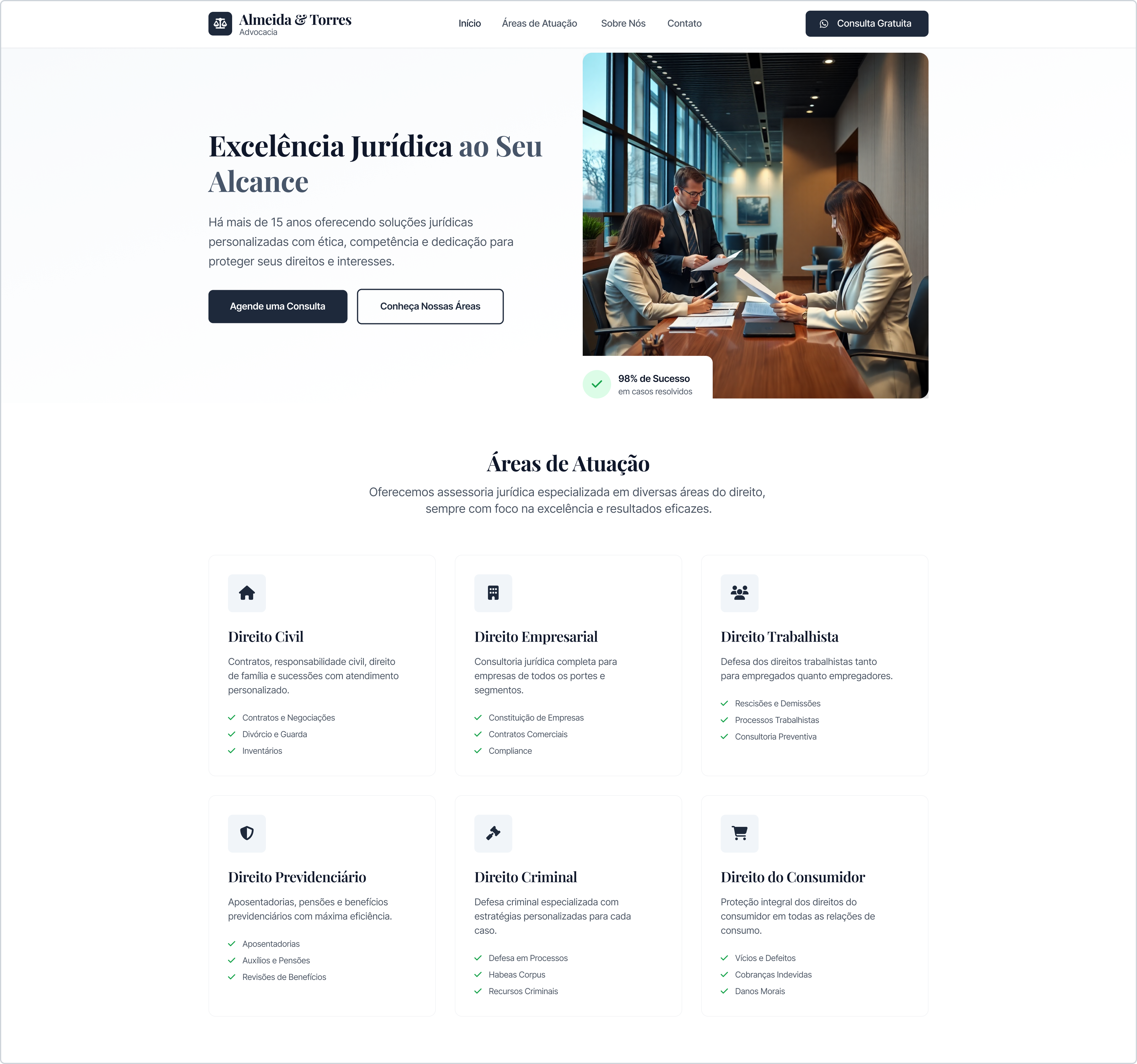Website para Escritório de Advocacia